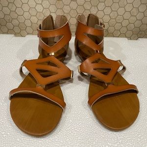 Gently used Rock & Candy sandals, size 8.5, no box.